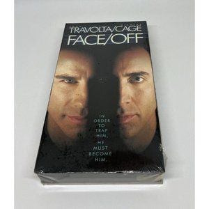 Face/Off VHS, 1997 Tape Movie Nicolas Cage John Travolta NEW SEALED
